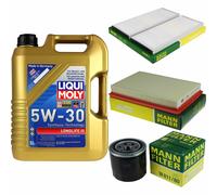 Kit para Inspección Filtro Liqui Moly Aceite 5L 5W-30 Hyundai Acento II LCD 1.5