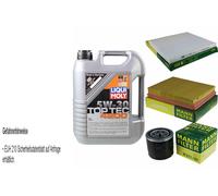 KIT para INSPECCIÓN FILTRO LIQUI MOLY ACEITE 5L 5W-30 para KIA Carens III ONU