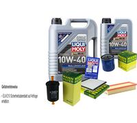 Kit para Inspección Filtro Liqui Moly Aceite 6L 10W-40 Citroën Berlingo Mf 1.8i