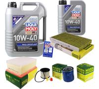Kit para Inspección Filtro Liqui Moly Aceite 6L 10W-40 Peugeot 307 Sw 3H 2.0 HDI