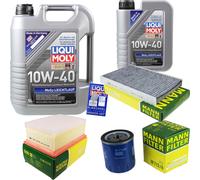 Kit para Inspección Filtro Liqui Moly Aceite 6L 10W-40 Peugeot 307Cc 3B 2.0 16V