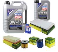 Kit para Inspección Filtro Liqui Moly Aceite 6L 10W-40 Peugeot 406 Break 8E /