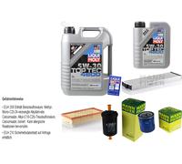 KIT para INSPECCIÓN FILTRO LIQUI MOLY ACEITE 6L 5W-30 para Peugeot 607 9 D 9U