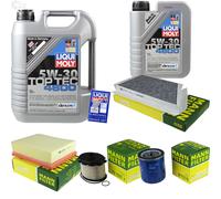 Kit para Inspección Filtro Liqui Moly Aceite 6L 5W-30 Peugeot 206 Sedán 2A /