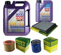 Kit para Inspección Filtro Liqui Moly Aceite 6L 5W-40 Citroën Tberlingo Mf 1.9