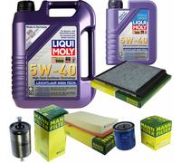 Kit para Inspección Filtro Liqui Moly Aceite 6L 5W-40 Citroën Xantia X1 1.8i 16V