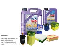 Kit para Inspección Filtro Liqui Moly Aceite 6L 5W-40 Peugeot 307Cc 3B 2.0 16V