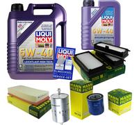 Kit para Inspección Filtro Liqui Moly Aceite 6L 5W-40 Peugeot 806 221 2.0 Fiat