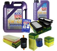 Kit para Inspección Filtro Liqui Moly Aceite 6L 5W-40 Peugeot 806 221 2.0 Fiat A