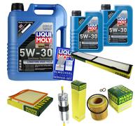 KIT para INSPECCIÓN FILTRO LIQUI MOLY ACEITE 7L 5W-30 para BMW Serie 3 Coupé E92