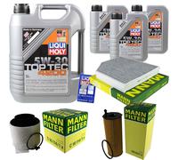 Kit para Inspección Filtro Liqui Moly Aceite 8L 5W-30 Audi A4 Allroad 8KH B8 3.0