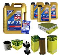 Kit para Inspección Filtro Liqui Moly Aceite 8L 5W-30 Audi Q5 8R 3.0 Tdi Quattro