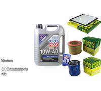 KIT para INSPECCIÓN FILTRO LIQUI MOLY ÖL 5L 10W-40 para Citroën Berlingo MF