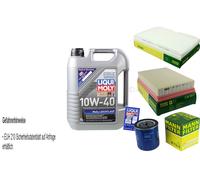 KIT para INSPECCIÓN FILTRO LIQUI MOLY ÖL 5L 10W-40 Peugeot 307 CC 3B 2.0 16V