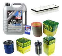 KIT para INSPECCIÓN FILTRO LIQUI MOLY ÖL 5L 5W-30 para Peugeot 306 Hatchback