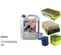 KIT para INSPECCIÓN FILTRO LIQUI MOLY ÖL 5L 5W-30 para Peugeot 307 CC 3B 2.0