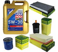KIT para INSPECCIÓN FILTRO LIQUI MOLY ÖL 5L 5W-30 para Peugeot 406 Break 8E/