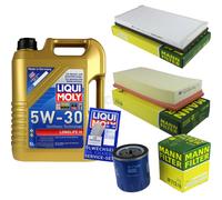 KIT para INSPECCIÓN FILTRO LIQUI MOLY ÖL 5L 5W-30 para Peugeot 406 Break 8E/