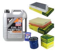 KIT para INSPECCIÓN FILTRO LIQUI MOLY ÖL 5L 5W-30 Peugeot 206 Hatchback 2A/C