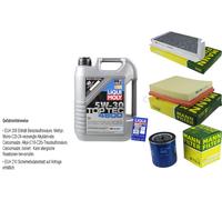 KIT para INSPECCIÓN FILTRO LIQUI MOLY ÖL 5L 5W-30 Peugeot 206 Hatchback 2A/C