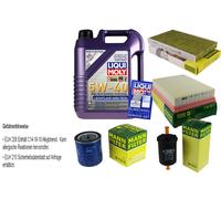 KIT para INSPECCIÓN FILTRO LIQUI MOLY ÖL 5L 5W-40 para Peugeot 307 CC 3B 2.0