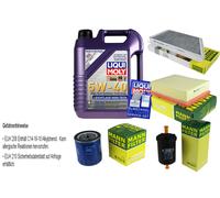 KIT para INSPECCIÓN FILTRO LIQUI MOLY ÖL 5L 5W-40 Peugeot 206 Hatchback 2A/C