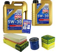 KIT para INSPECCIÓN FILTRO LIQUI MOLY ÖL 6L 5W-30 para Peugeot 406 Break 8E/