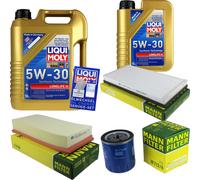 KIT para INSPECCIÓN FILTRO LIQUI MOLY ÖL 6L 5W-30 para Peugeot 406 Break 8E/