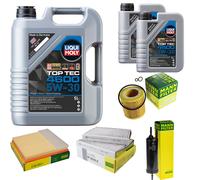 KIT para INSPECCIÓN FILTRO LIQUI MOLY ÖL 7L 5W-30 para BMW serie 5 F10 F18 535i
