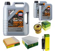 KIT para INSPECCIÓN FILTRO LIQUI MOLY ÖL 7L 5W-30 para BMW serie 5 F10 F18 535i