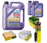 KIT para INSPECCIÓN FILTRO LIQUI MOLY ÖL 7L 5W-40 para BMW serie 5 F10 F18 535i