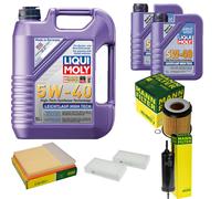 KIT para INSPECCIÓN FILTRO LIQUI MOLY ÖL 7L 5W-40 para BMW X3 F25 xDrive35i