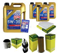 KIT para INSPECCIÓN FILTRO LIQUI MOLY OIL 8L 5W-30 Audi A4 Allroad 8KH B8 3.0