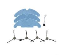 Kit para lefant M330 para Pro: 4 Cepillos Laterales y 3 Paños Microfibra para Aspiradora Robótica, para accesorios Esquinas