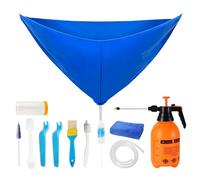 Kit para limpieza de aire acondicionado, 1 juego completo de limpieza para Mini Split, cubierta de aire acondicionado, bolsa impermeable para uso doméstico de pared, protección de lavado