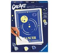 Kit para Pintar con Números - Ravensburger CreArt Serie Trend D Zodiac: Cáncer (+8 años)