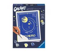 Kit para pintar con números ravensburger creart serie trend d zodiac: escorpio