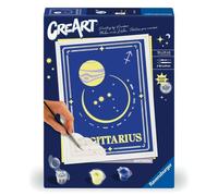Kit para pintar con números ravensburger creart serie trend d zodiac: sagitario