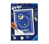 Ravensburger - CreArt Trend D Zodiac: Tauro, Horóscopo, Kit para Pintar por Números Adultos, Juego Creativo para Adultos y Niños 14+ Años