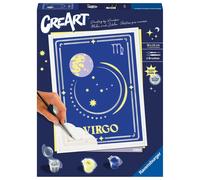 Kit para pintar con números ravensburger creart serie trend d zodiac: virgo