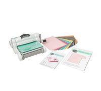 Kit para principiantes de troquelado y estampado manual Sizzix Big Shot Plus (9 pulgadas) | Fabricación de tarjetas, manualidades con papel, álbumes de recortes