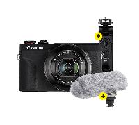 Kit para redes sociales Canon PowerShot G7X Mark III Zwart | ✅5 años de garantia