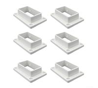Kit para soportes Valla Vinilo Intemperie Kit para soportes Valla(White) | Refuerzo horizontal para robusto, reduce flexión viento, evita hundimiento, estabilidad para estructural máxima