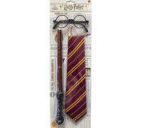Kit para Traje Harry Potter Accesorios Bastón Gafas Corbata