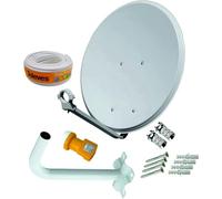 Kit PARABOLICA TELEVES 60cm + Soporte Pared + Rollo 20m + LNB Universal