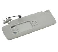 Kit Parasol Para Coche 5gg857551 Panel Visera Frontal Negro Con Espejo Maquillaje Para Golf 7 Sportsvan Para Jetta Mk7 T-cross Para Passat B8 CC E-Para Golf Para T-Roc Reemplazo Visera Solar(Gray Left