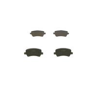 Bosch BP1120 - Pastillas de Freno Traseras para Coche - 4 Pastillas | Calidad Bosch - Reducción de Ruido y Polvo - Certificación ECE-R90 - Sin Cobre