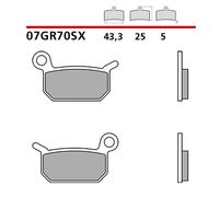 KIT PASTILLAS DE FRENO DELANTERO BREMBO PARA KTM SX SENIOR ADV. 50 02-07-COD. 07