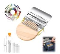 Kit Patchmaker 2.0, Kit Patchmaker 2.0 de parche de punto, pequeña herramienta de tejido de telar de zurcir, para reparación de costura rápida, suministros para manualidades de costura y art 10 Hooks