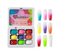 Kit - Patting Gel | Gel Nail Paint, Set 9 Colors 2.5g X9 Naiĺ Art Ğel Palette For Manicure French Design, Beginner Friendly Patting Naiĺ Ğel For Home Salon Travel Party Spa Studio Use